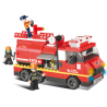 Brandweer bluswagen bouwset