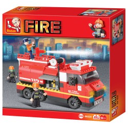 Brandweer bluswagen bouwset